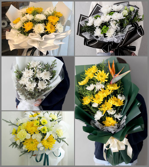 上海嘉定区南翔镇曙光村白事花束代送